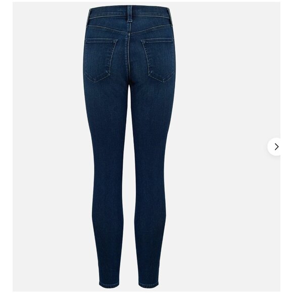 High Rise Crop Skinny in fix dark blue womens jeans - Picture 1 of 1